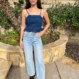 Denim top from urban outfitters